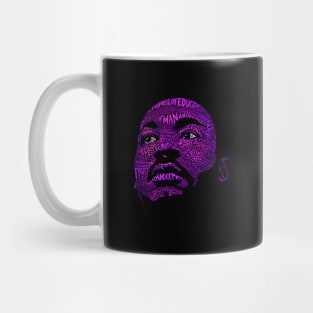 Martin Luther King Jr. (Civil Rights Movement Figure in Purple) Mug